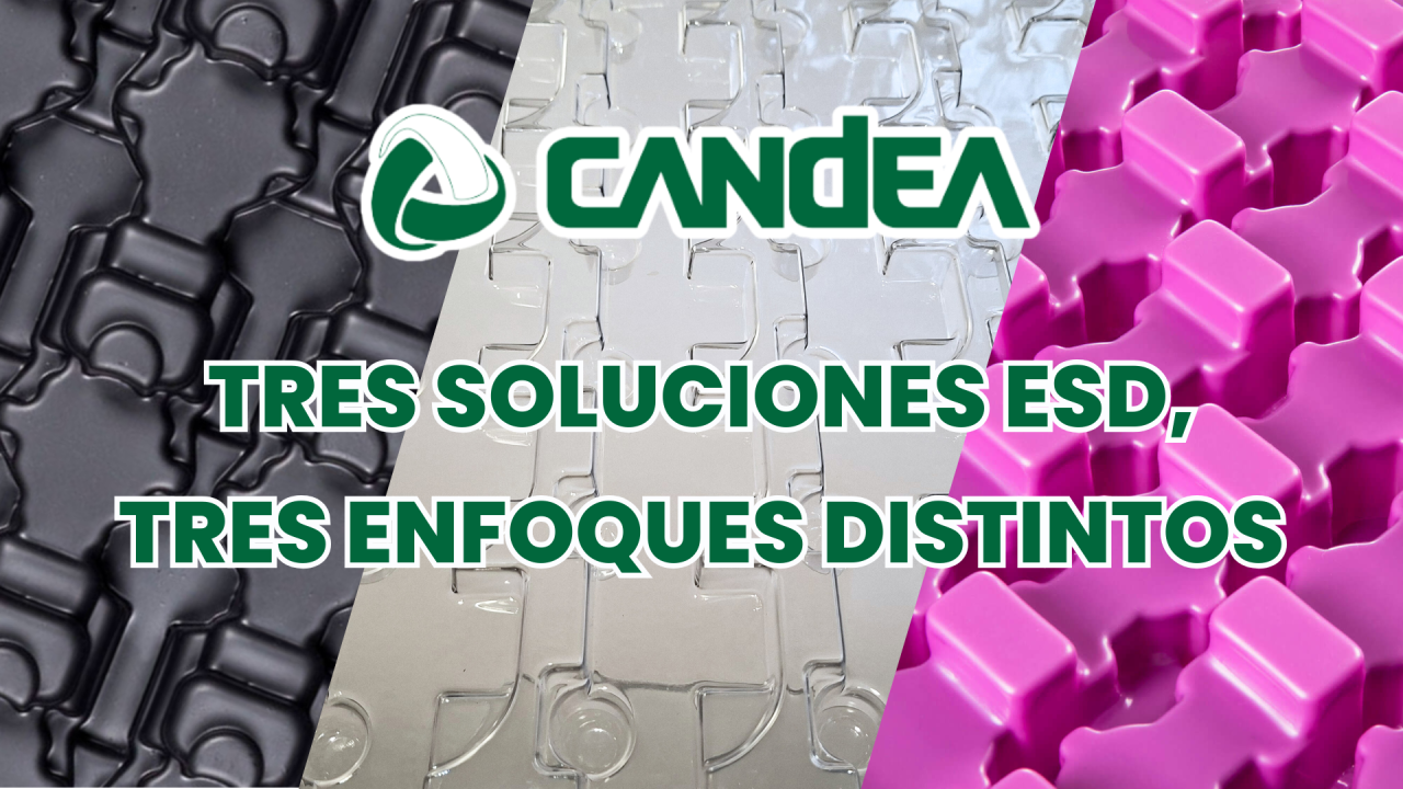 PET ESD transparente, PS ESD conductivo y PS ESD disipativo: tres soluciones ESD, tres enfoques distintos
