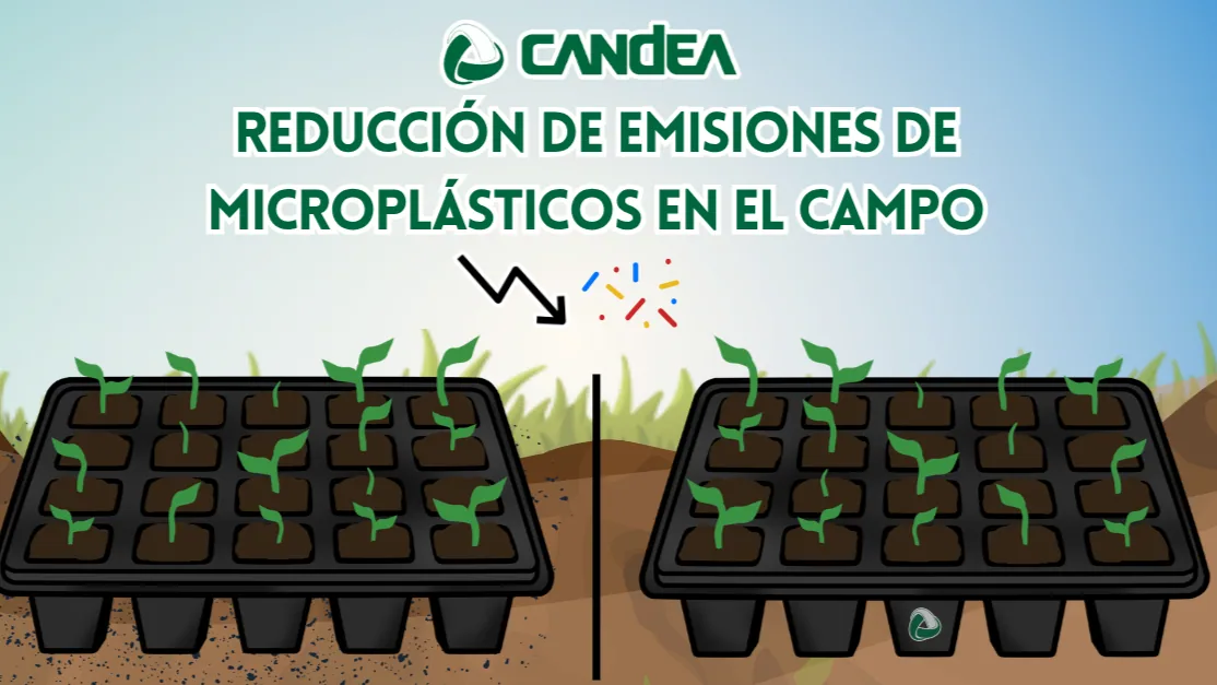 Reducción de la emisión de microplásticos en el campo